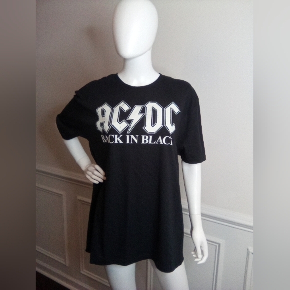 Men's AC/DC Black Graphic T-Shirt, Size Large - Picture 2 of 9